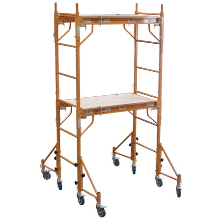 Pro-Series Rolling Interior Mini Scaffold Tower, 7 Ft. GSSIMTOWER